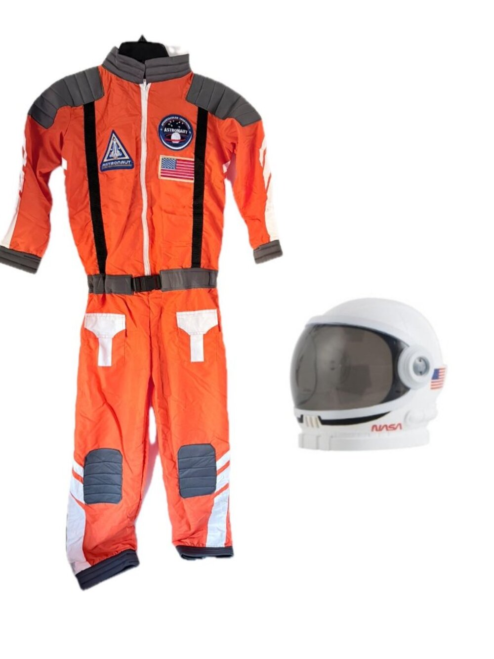Astronaut Costume Space Suit Cosplay Set Child Size Large 10-12 yrs